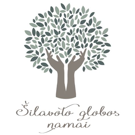 Šilavoto globos namų logotipas