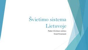 Švietimo sistema Lietuvoje