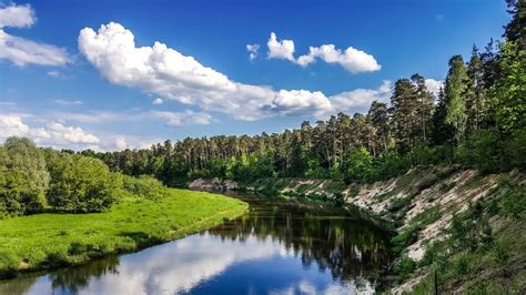 Aknystos upės krantai