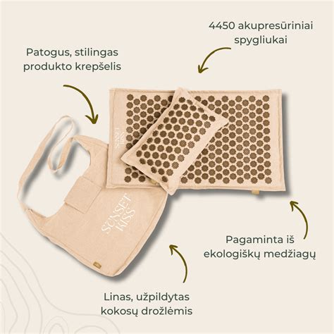 Akupresūrinio kilimėlio schema