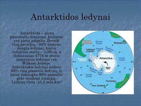 Antarktidos ledynų masės pokyčiai