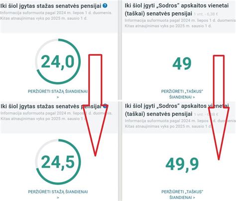 Apskaitos vienetai pensijai