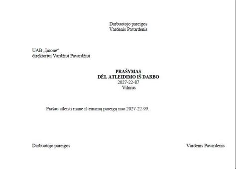 Atleidimas iš darbo