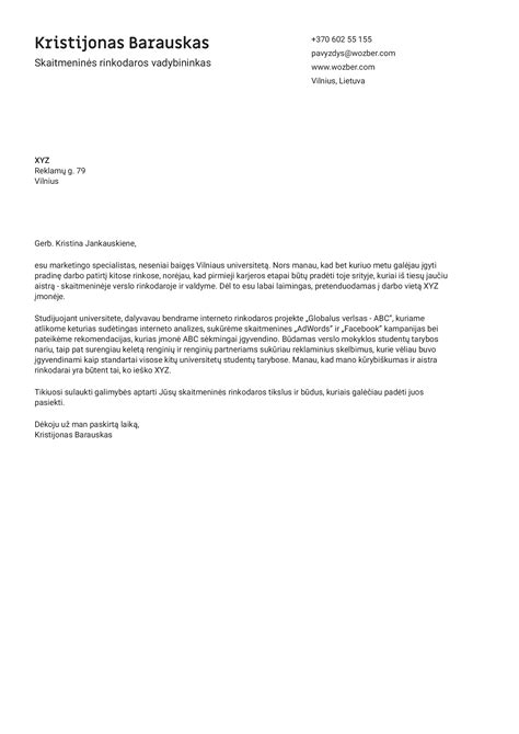 Atsisveikinimo laiško pavyzdys