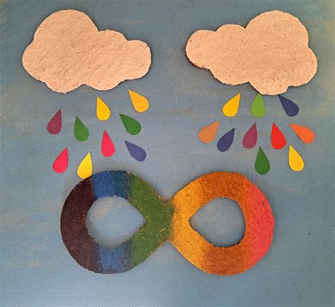 Autizmo spektro simbolis - begalybės ženklas