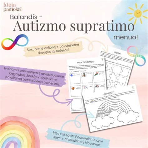 Autizmo supratimo mėnuo