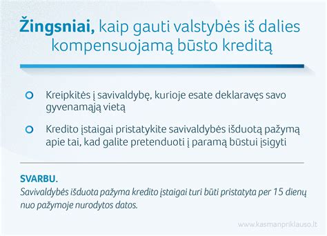 Būsto kredito gavimo žingsniai