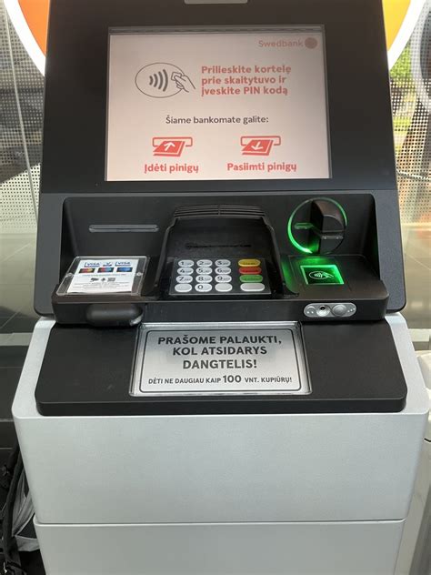 Bankomato naudojimas