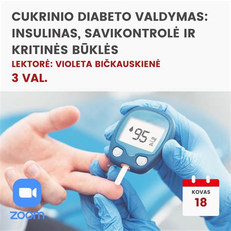 Cukrinio diabeto infografikas