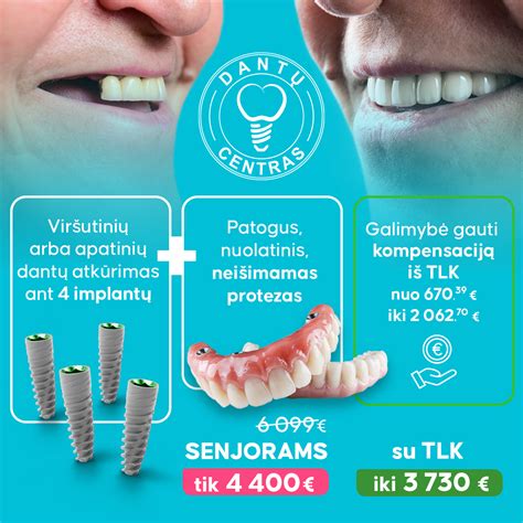 Dantų protezavimas senjorams