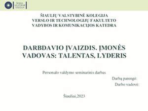Darbdavio įvaizdis