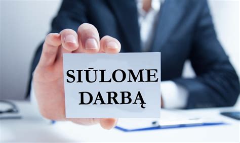 Darbo galimybės Lietuvoje