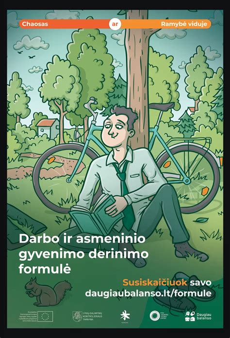 Darbo ir asmeninio gyvenimo derinimo formulė - socialinė reklama