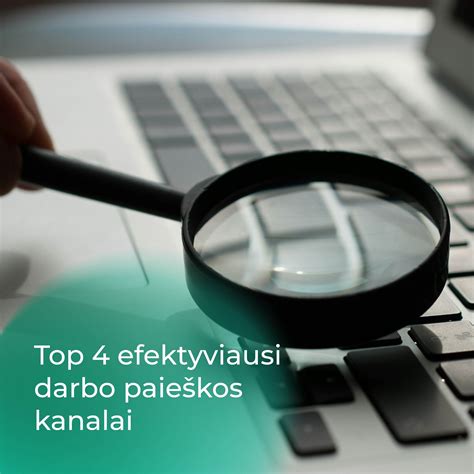 Darbo paieškos kanalai