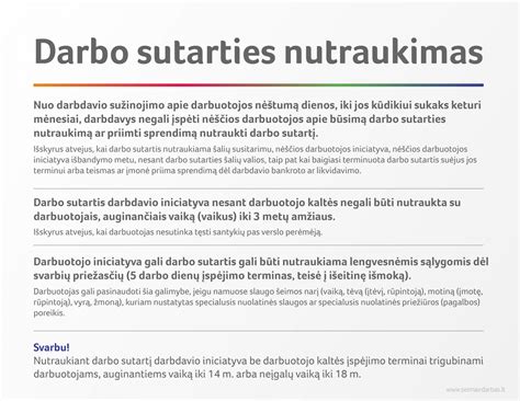 Darbo sutarties nutraukimas