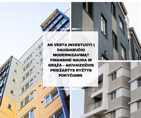 Daugiabučio renovacijos nauda