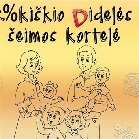 Didelės šeimos kortelė