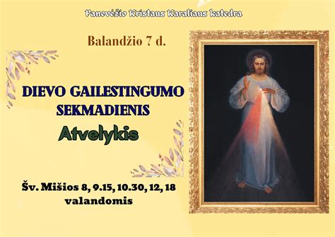 Dievo Gailestingumo sekmadienis