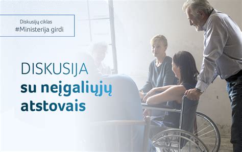 Diskusija apie neįgaliųjų teises