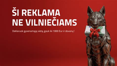 Dovanos už deklaruotą gyvenamąją vietą Vilniuje