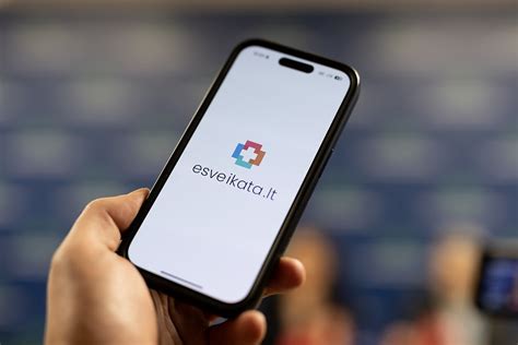 E. sveikatos mobilioji programėlė