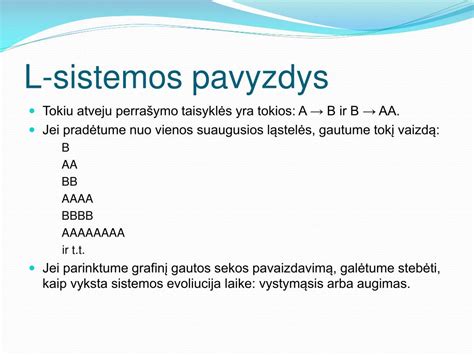 EGAS Sistemos Pavyzdys