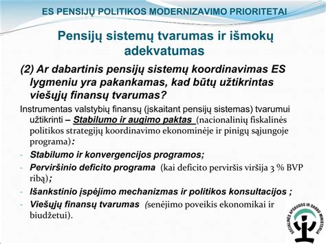 ES šalių pensijų sistemos