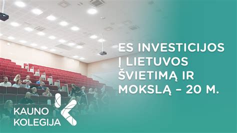 ES investicijos į švietimą