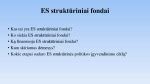 ES struktūriniai fondai