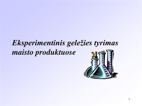 Eksperimentinis tyrimas