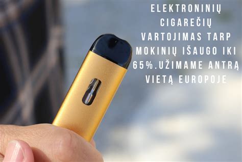 Elektroninių cigarečių statistika