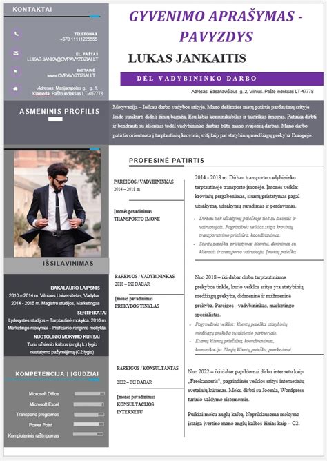 Geras kontrasto pavyzdys