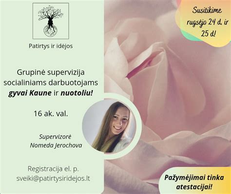 Grupės supervizijos schema