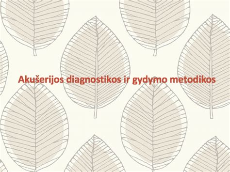 Gydymo metodikos