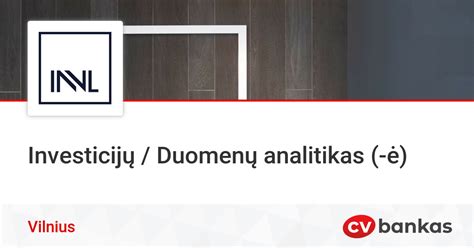 INVL investicijų apžvalga