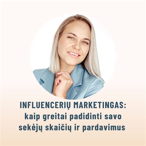 Influencerių marketingas