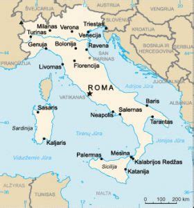 Italijos klimato žemėlapis