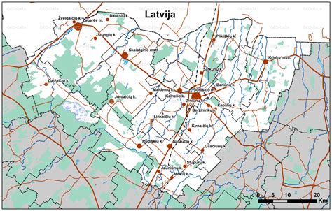 Joniškio rajono žemėlapis