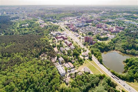 Justiniškių mikrorajono panorama