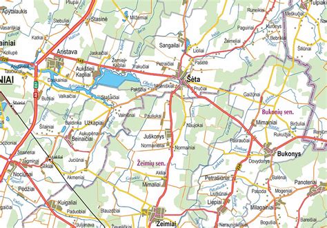 Kėdainių rajono žemėlapis