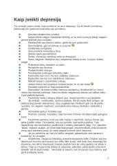 Kaip įveikti depresiją