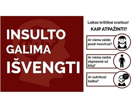 Kaip atpažinti insultą