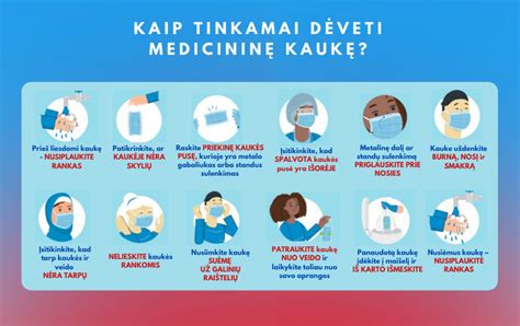 Kaukių dėvėjimo taisyklės