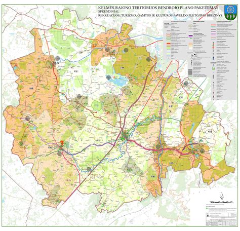 Kelmės rajono žemėlapis