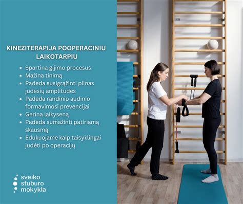 Kineziterapija po ginekologinių operacijų