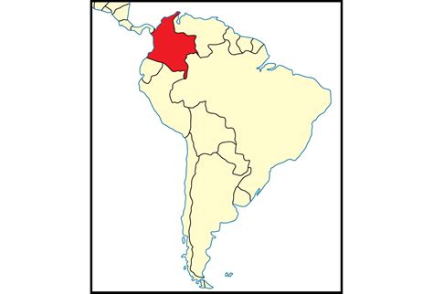 Kolumbijos žemėlapis