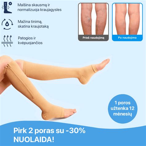 Kompresinės kojinės po operacijos