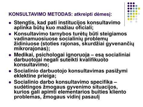 Konsultavimo metodas