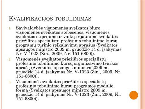 Kvalifikacijos tobulinimas