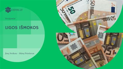 Ligos išmokos apskaičiavimas